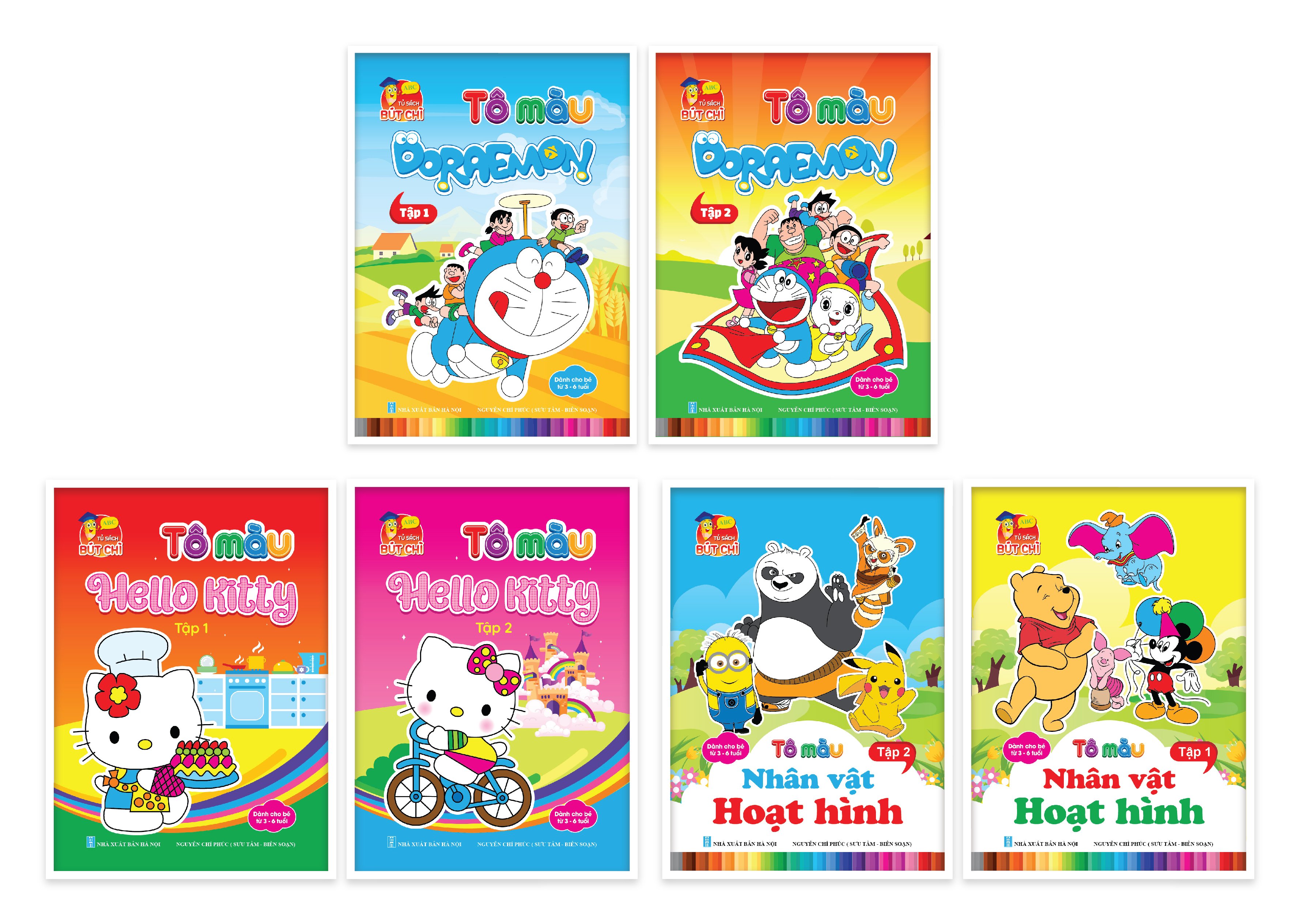 10 quyển vở cho bé tô màu