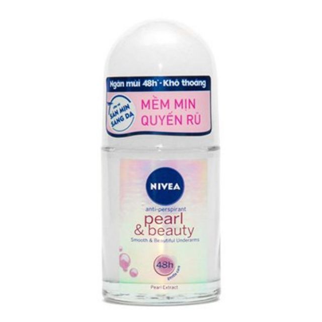 LĂN KHỬ MÙI NGỌC TRAI SÁNG MỊN NIVEA PEARL & BEAUTY 25 ML