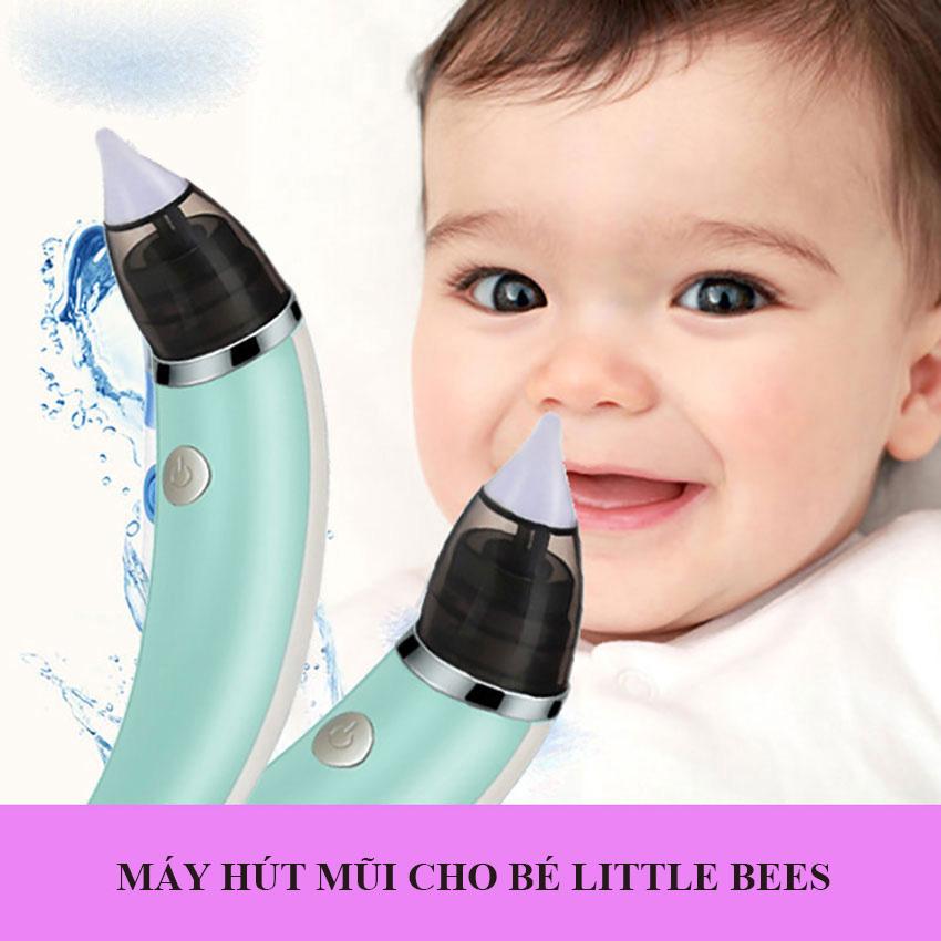 Dụng cụ hút mũi cho trẻ, Máy hút mũi cho bé Little Bees an toàn theo tiêu chuẩn Mỹ, tự động, mềm mại và hiệu quả, bảo vệ cho trẻ. Bảo hành 1 đổi 1