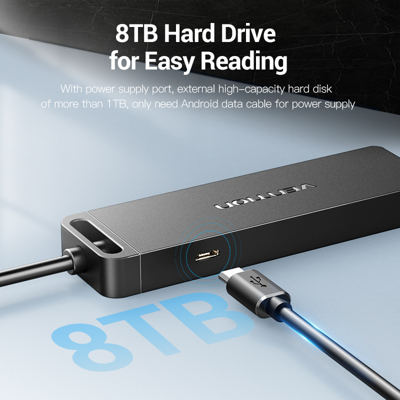 Bộ chia, HUB USB 4 cổng USB 3.0 Vention dài 0,5m