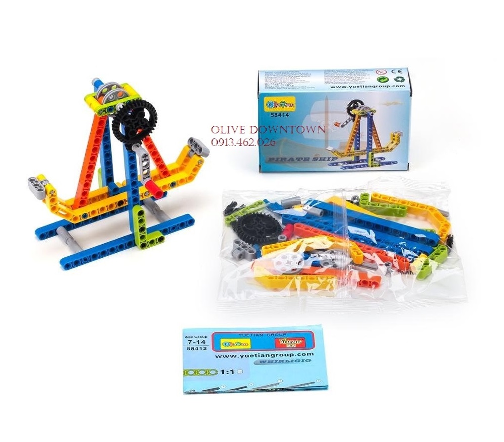 Set 2 Hộp * Bộ đồ chơi lắp ráp công nghệ Technic - BIOZEA