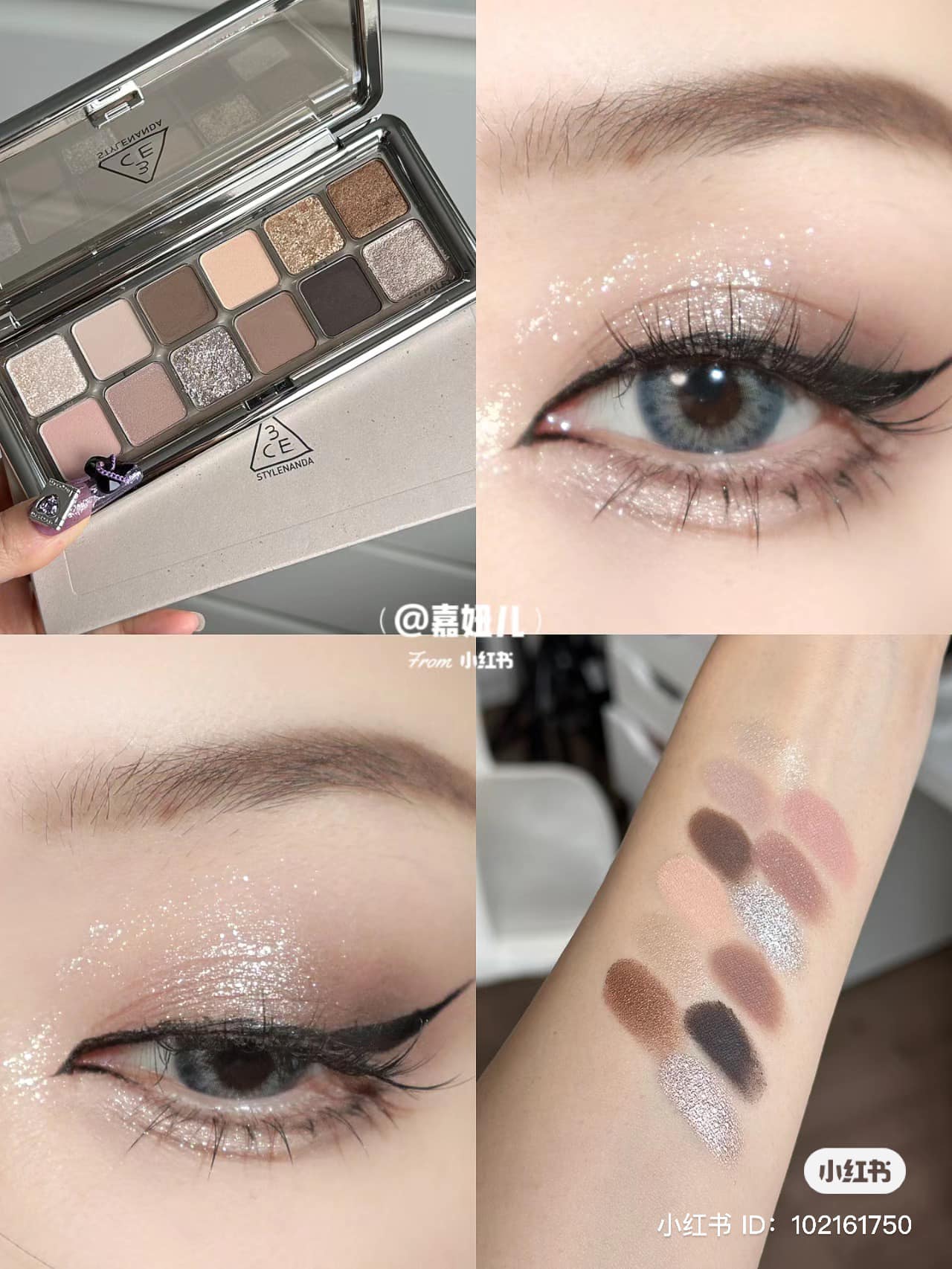 BẢNG PHẤN Mắt 3ce 9 Ô 12 Ô New Take Eyeshadow Palette [Motion Frame- Raw Neutrals- Creative Filter]