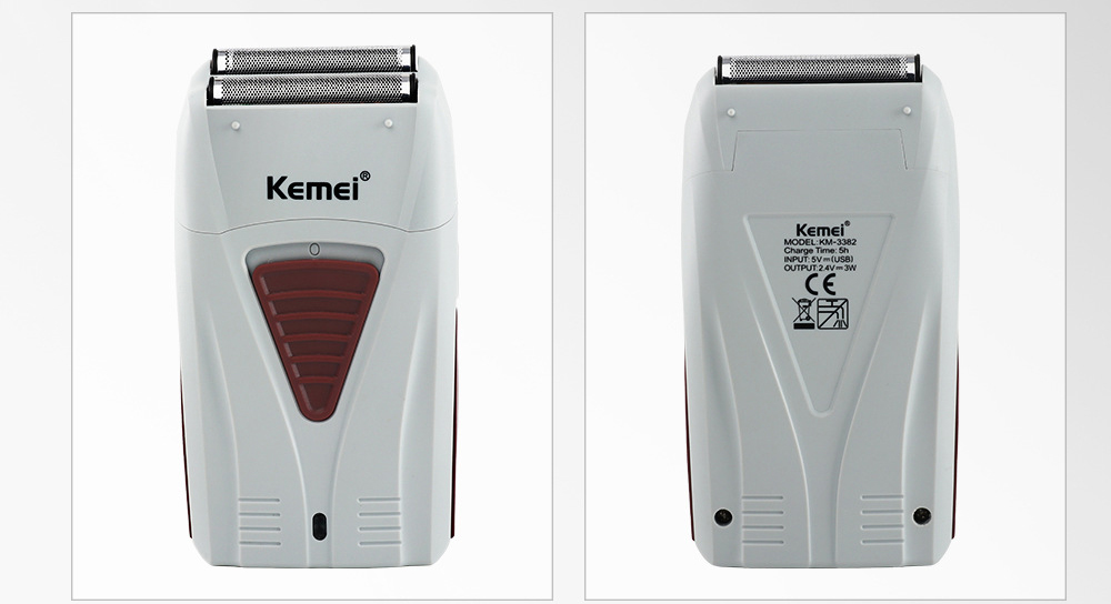 [HCM]Máy Cạo Khô Kemei Hai Lưỡi KM 3382
