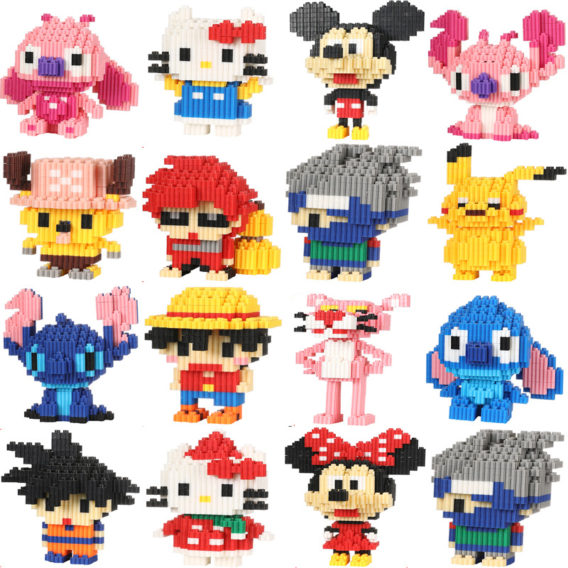 Mô hình lego mini các nhân vật hoạt hình