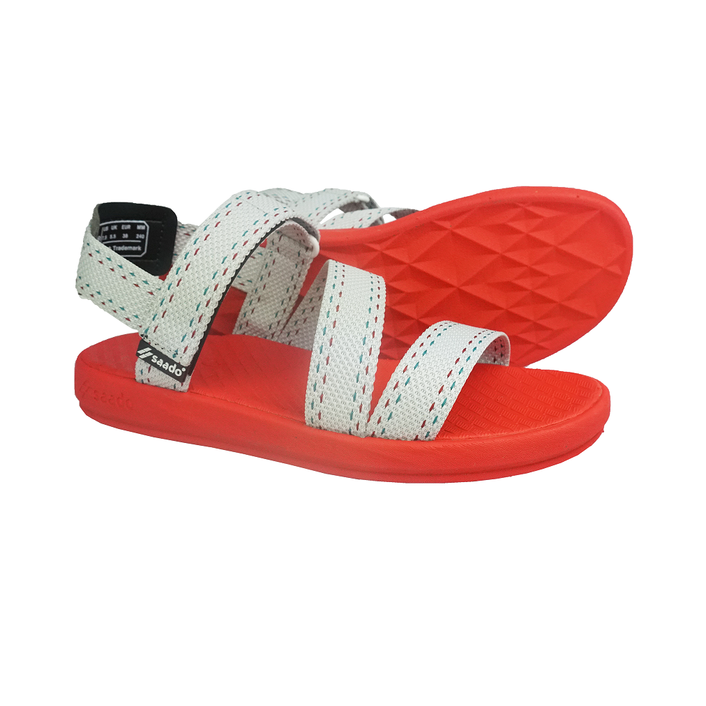 [HCM]Giày Sandal Nữ Saado Dải May QT06