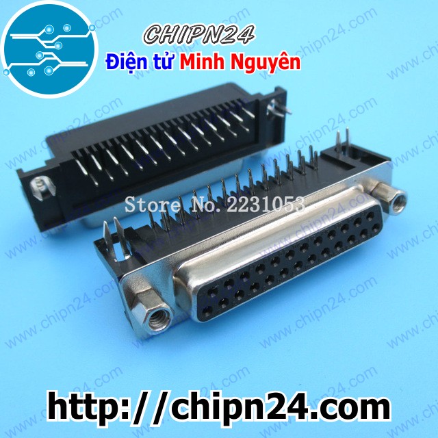 [1 cái] (F30) DB25 Cái Cong (Hàn Board)