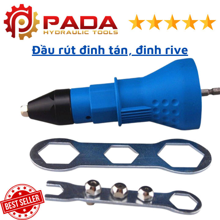 Đầu rút đinh tán,đinh rive siêu tiện dụng gắn máy khoan-chất lượng.