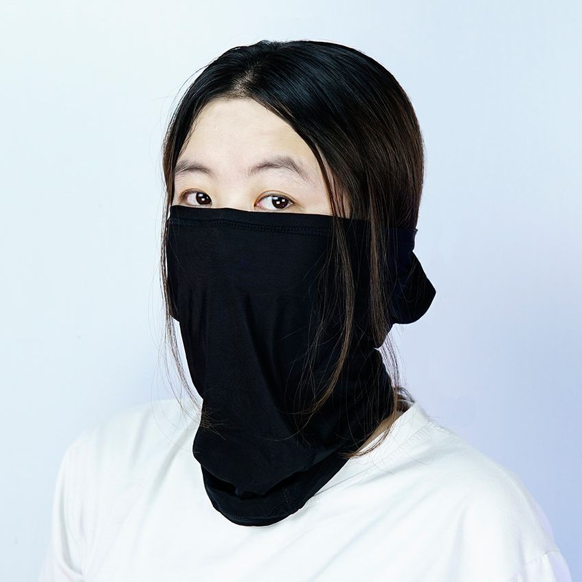 Khăn trùm đầu ninja SWAT cao cấp đen (phản quang)