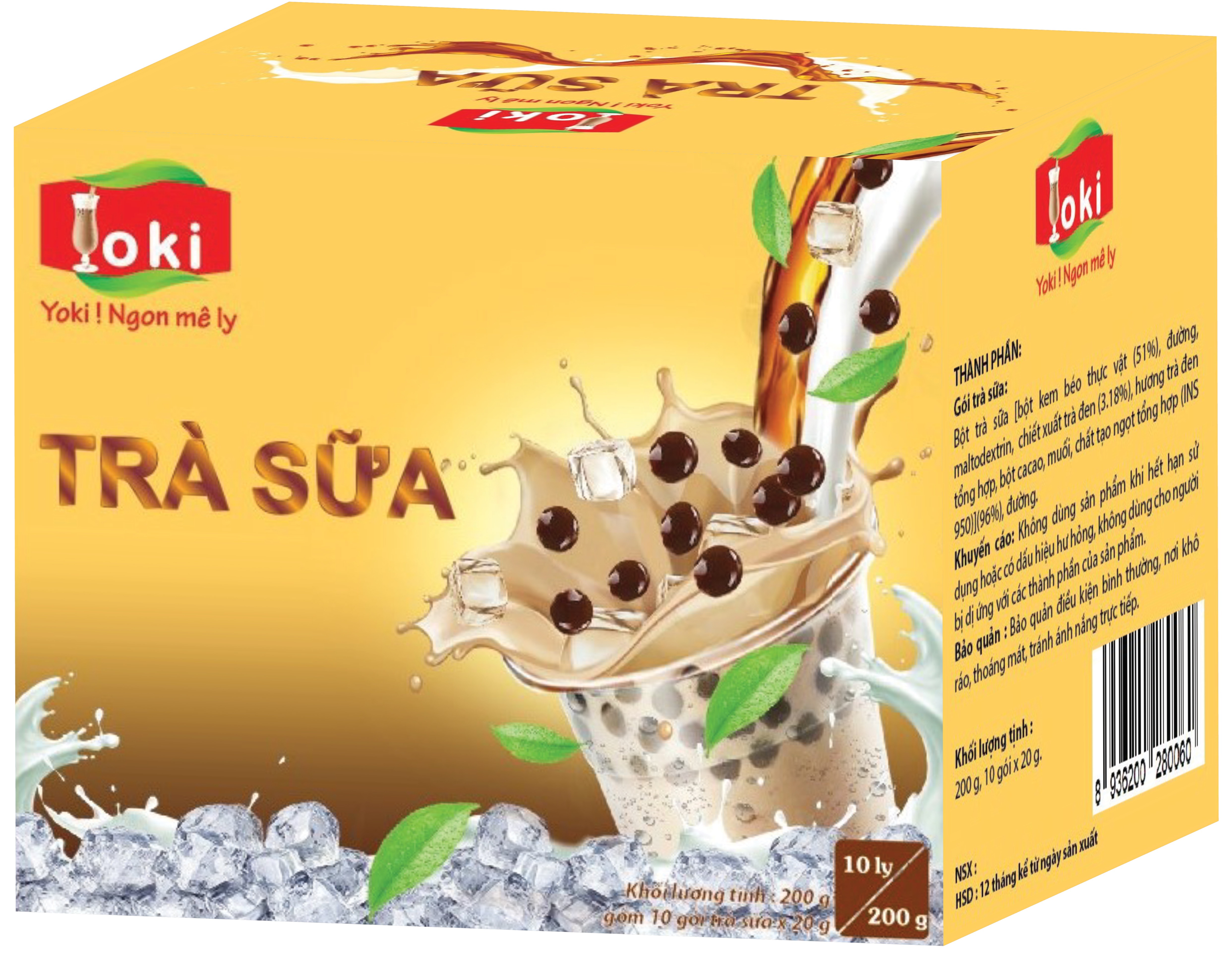 Trà sữa yoki 200g