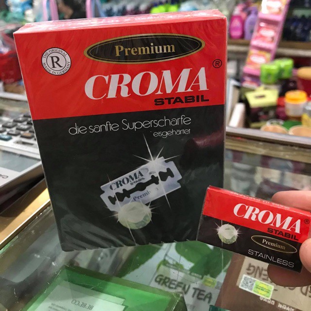 Lưỡi Dao Cạo Lam CROMA Siêu Bén