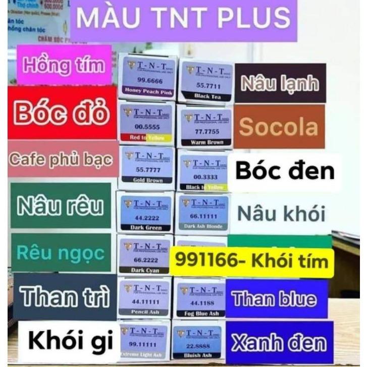 (10 tặng 2)Màu Nhuộm Tóc TNT plus collagen 100ml