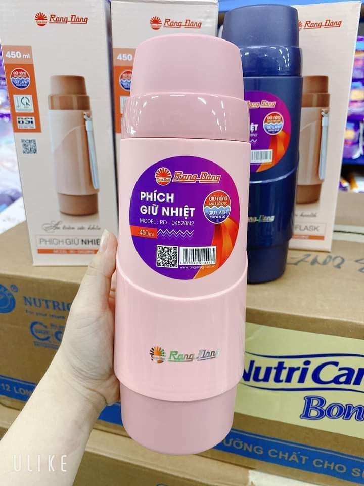 Phích nước Rạng Đông 450ml_ phích giữ nhiệt -