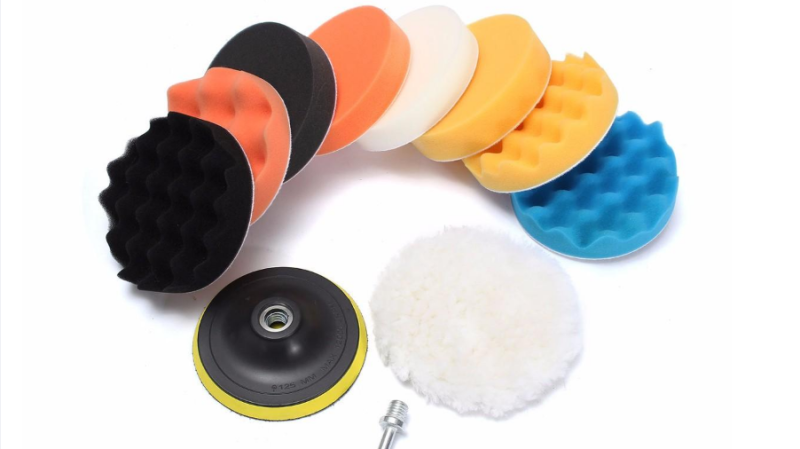 Bộ 11 món phớt mút đánh bóng ô tô, xe máy 10cm/12,5cm/15cm