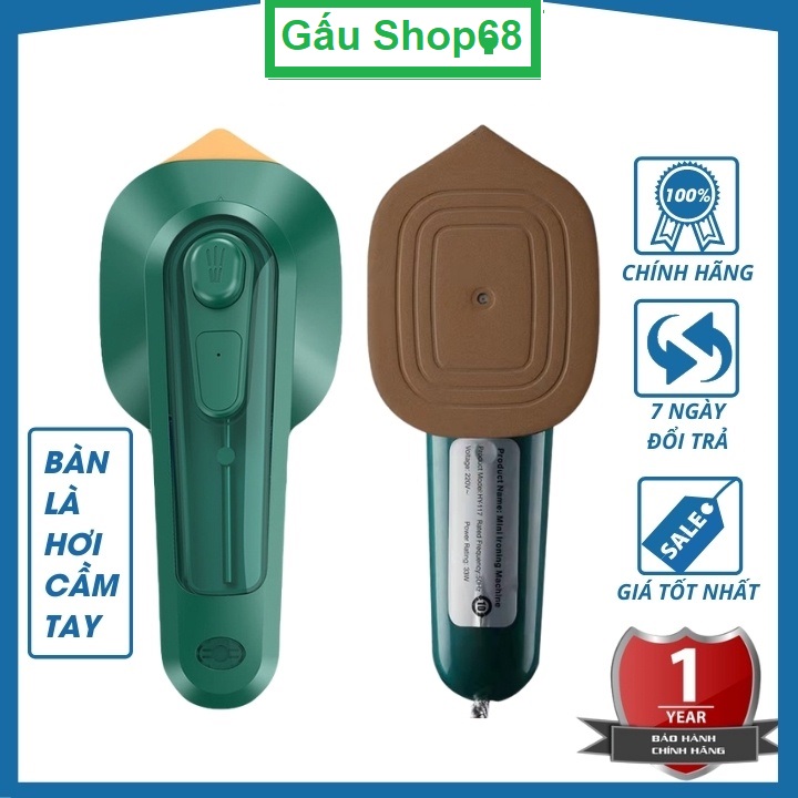 Bàn ủi hơi nước mini, Bàn là hơi nước cầm tay mini, bàn là điện quần áo công suất 33W, Bàn ủi mini du lịch thiết kế nhỏ gọn ủi đứng ủi nằm dễ dàng, bàn ủi hoi nước cầm tay, bàn ủi mini du lịch, bàn ủi hơi nước