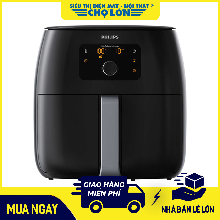 [HCM]Nồi chiên không dầu Philips HD9650/91