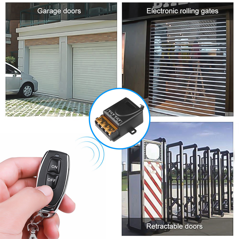 Newest 220V 30A relay Wireless RF Remote Control Switch 1 Transmitter+ 1Receiver 433MHz Remote controller