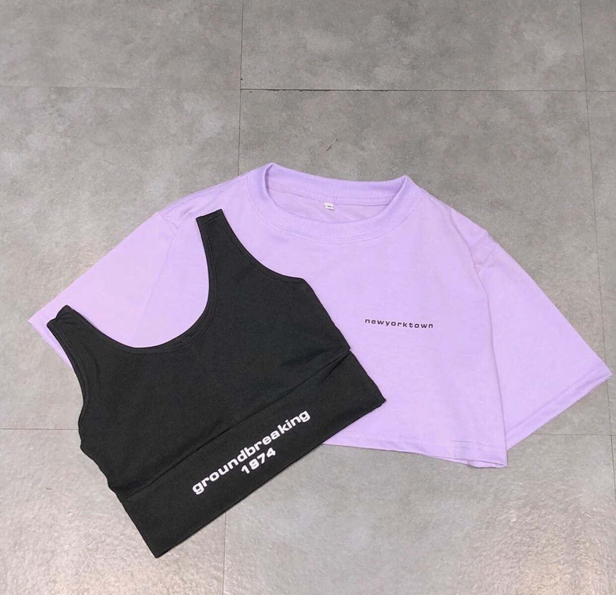 [HCM]Áo croptop áo croptop nữ kèm bra