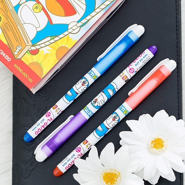 Bút lông kim Thiên Long-Doraemon FL-04/DO (10 cây/hộp)