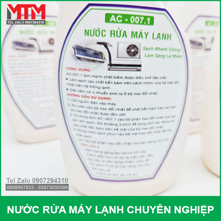 Nước tẩy rửa máy lạnh AC-007.1