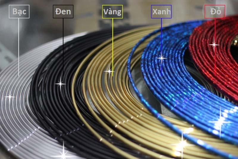 Bộ Chỉ Nẹp Viền Trang Trí ÔTô (5 mét )