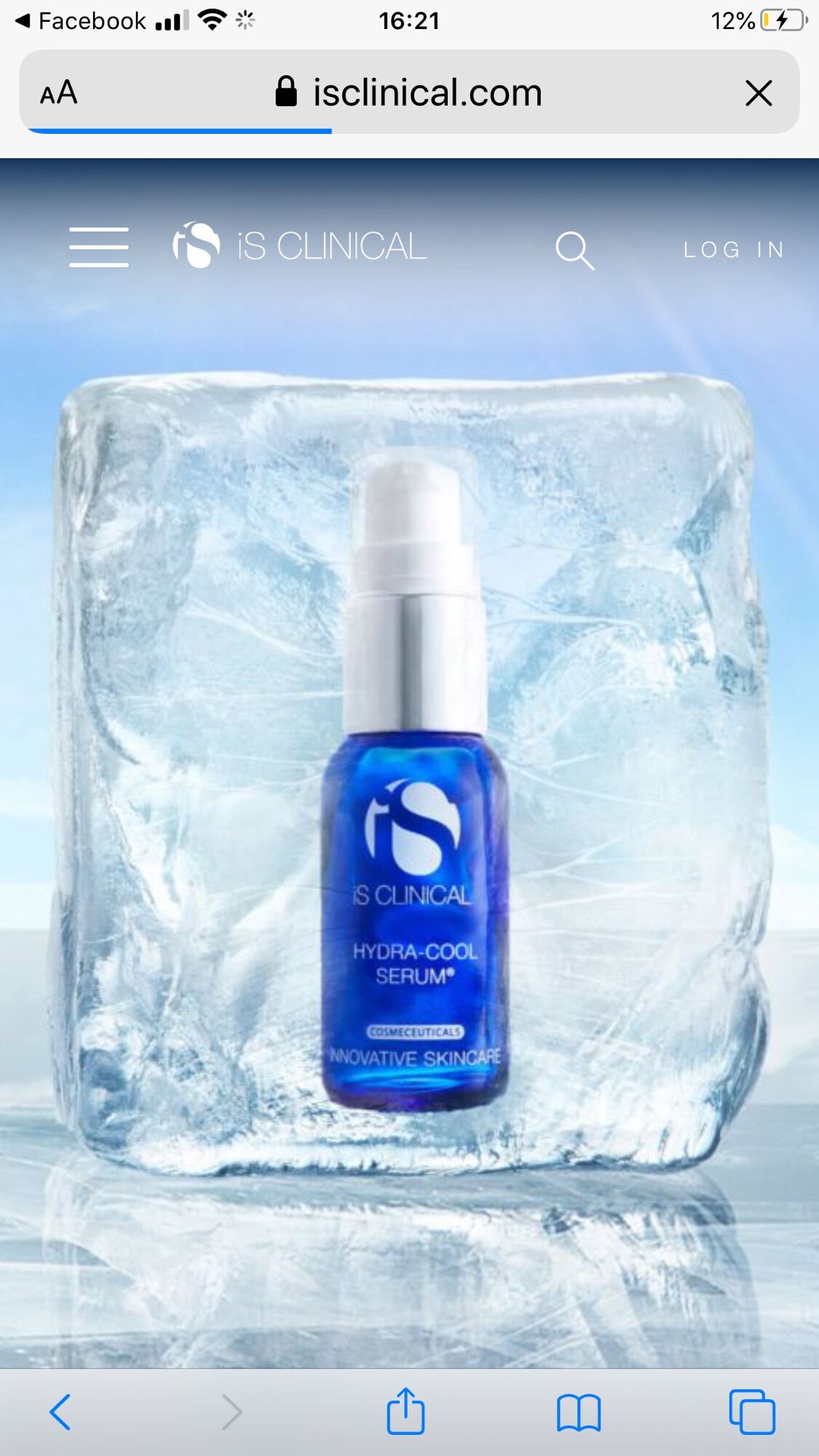 [FreeshipMAX] Serum Hydra Cool IS CLINICAL cấp nước dịu da