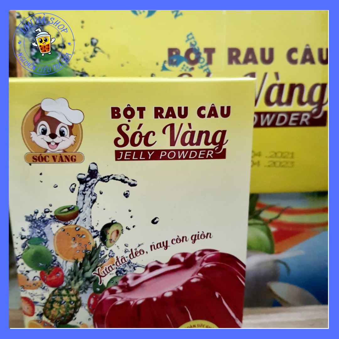 1 gói Bột Rau câu Sóc Vàng 12gr