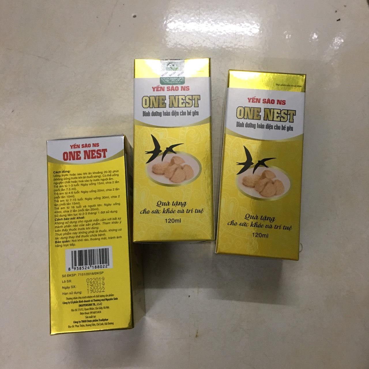 combo 5 siro yến sào one nest