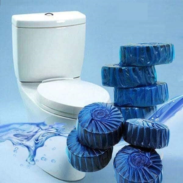 Bịch 10 viên tẩy bồn cầu - túi 10 viên thả cầu khử mùi toilet và diệt khuẩn