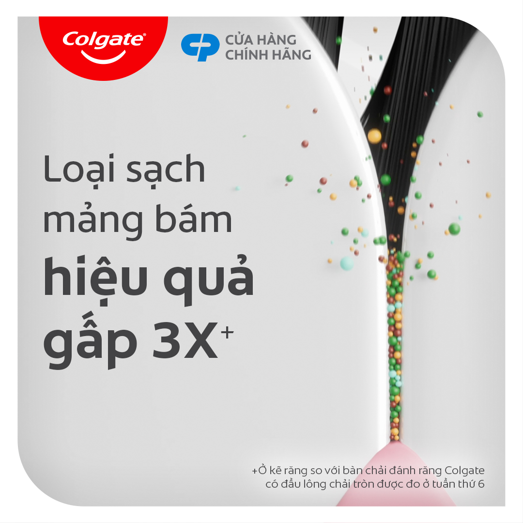 [Chỉ 4.4_Áp 2 tầng Voucher giảm đến 30%] Bộ 2 bàn chải Colgate SlimSoft Charcoal than hoạt tính kháng vi khuẩn siêu mềm mảnh