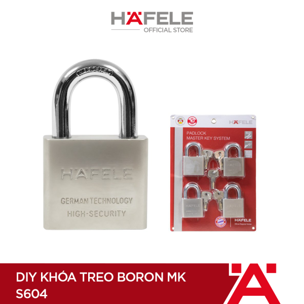 Bảng giá Khóa treo boron DIY MK HAFELE S604 - 482.01.948