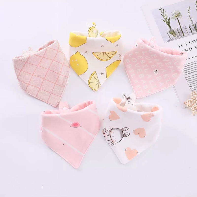Yếm tam giác/yếm dãi cho bé 100% cotton (Mẫu vintage)