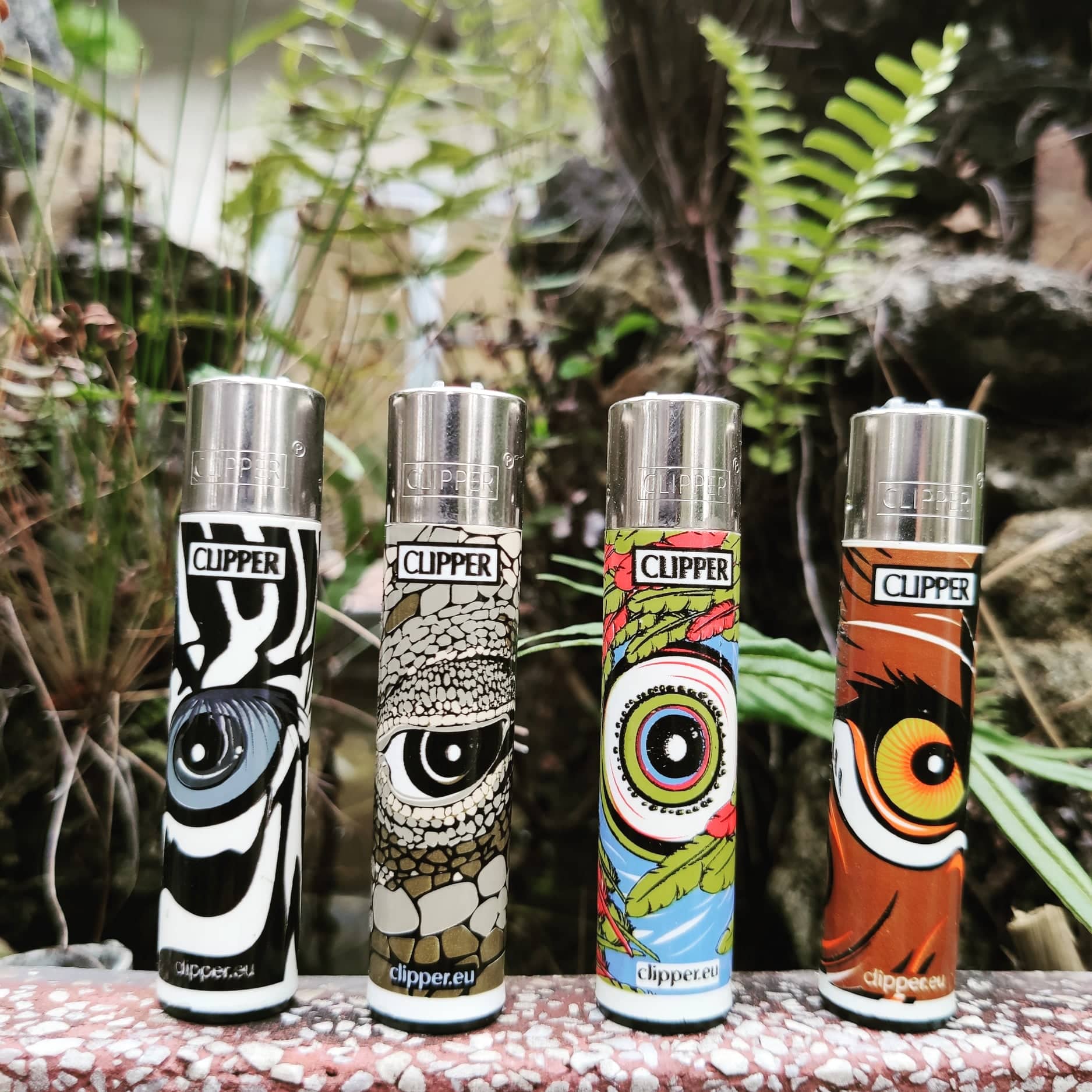 [HCM]COMBO 4 BẬT LỬA CLIPPER ANIMAL EYE