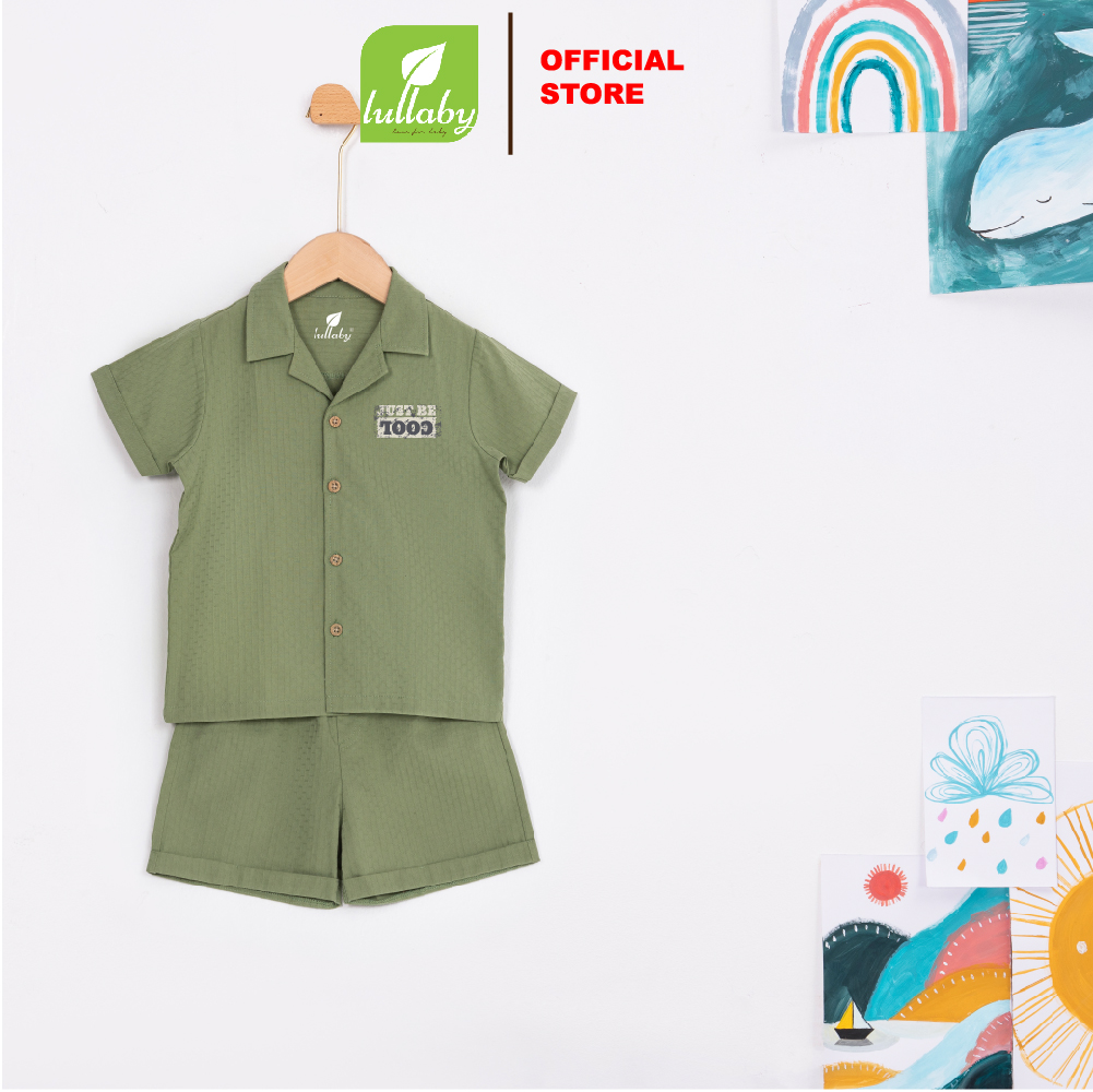 LULLABY - NH183V - Bộ bé trai cộc tay