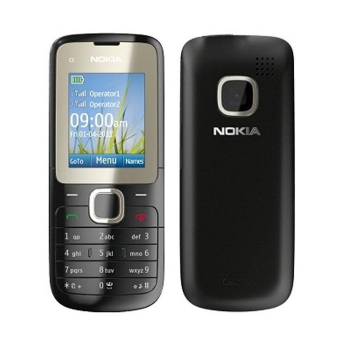 Điện Thoại Nokia C2-00 Màu Đen Bảo Hành 1 Đổi 1