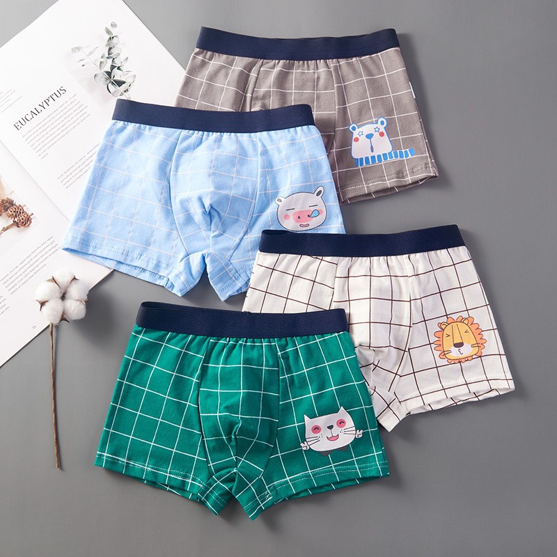 Combo 4 quần sịp bé trai đủ size 7-45kg đủ size