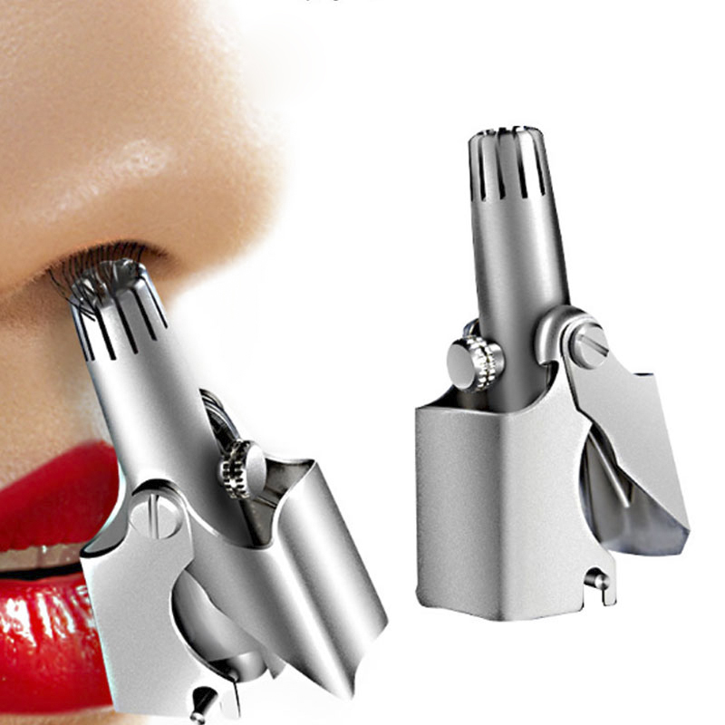 Kemei tl222 high-grade stainless steel nose hair trimmer convenient nose hair trimmer
