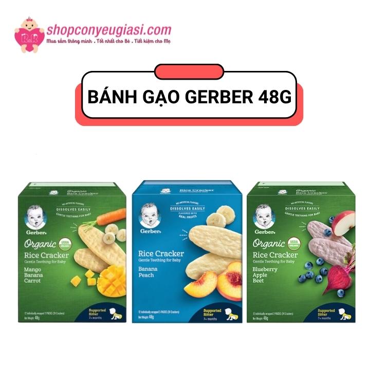 Bánh Ăn Dặm Gerber Cho Bé Từ 7 Tháng - Đủ Vị