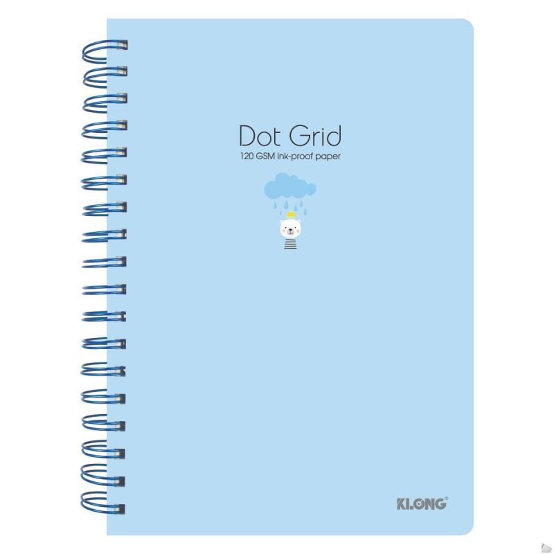 Sổ lò xo kép B5 ruột chấm Dot Grid 200tr 115/76; MS: 960 .