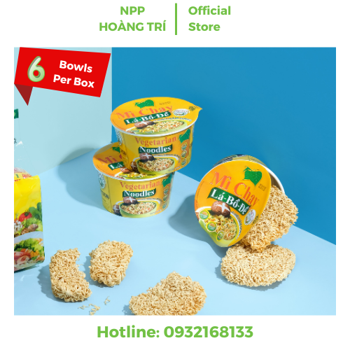 Mì chay lá bồ đề TÔ (6tô/thùng) DATE 08/12/2023
