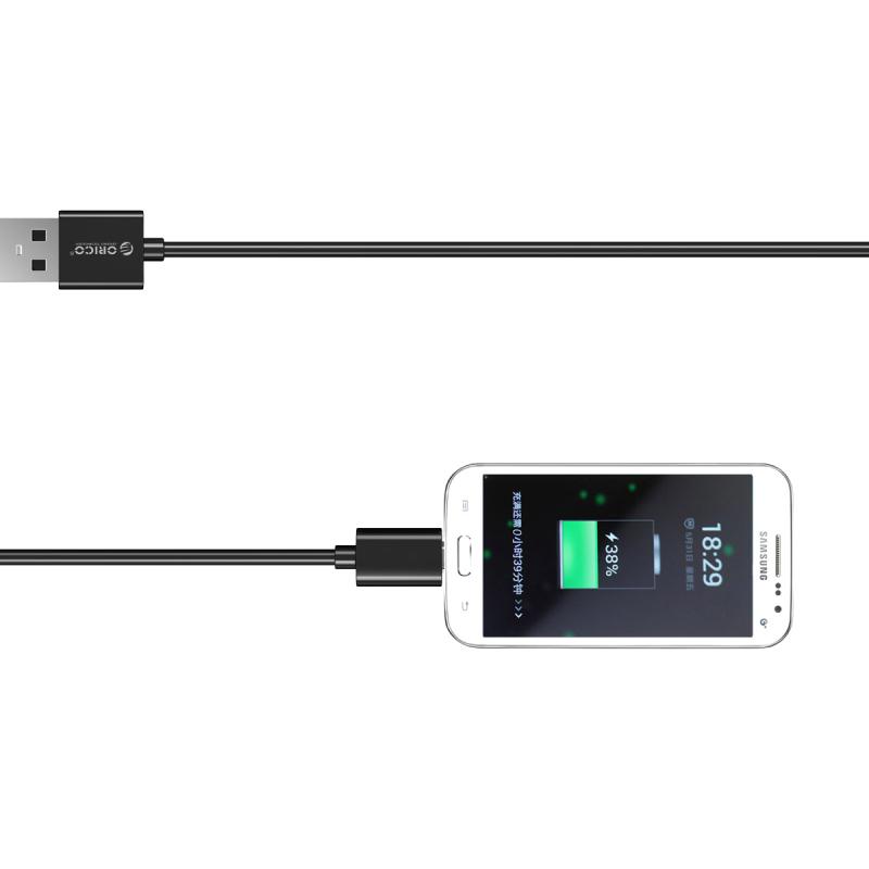 Cáp Sạc Micro USB Orico ADC-10-V2 (1m) Màu đen