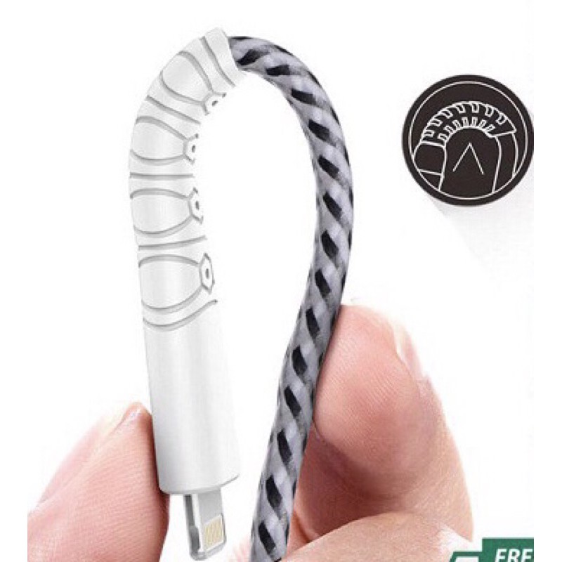Cáp sạc iphone samsung dây dù sạc nhanh