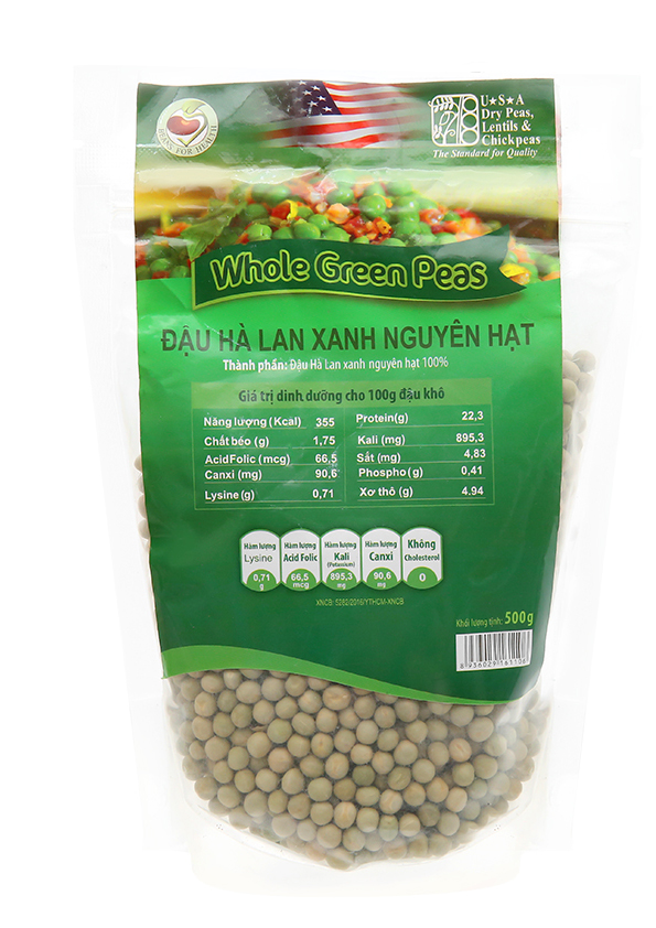 Đậu Hà Lan khô nguyên hạt Dry Pea 500g