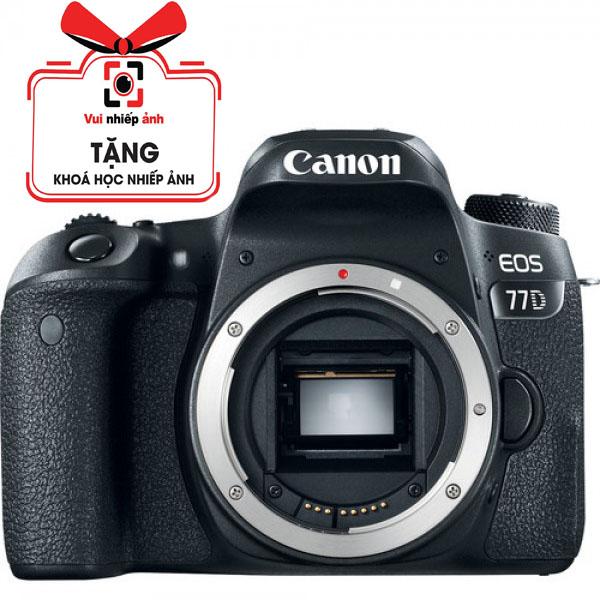 Trả góp 0%Máy ảnh Canon 77D  Body - Hàng Canon Lê Bảo Minh