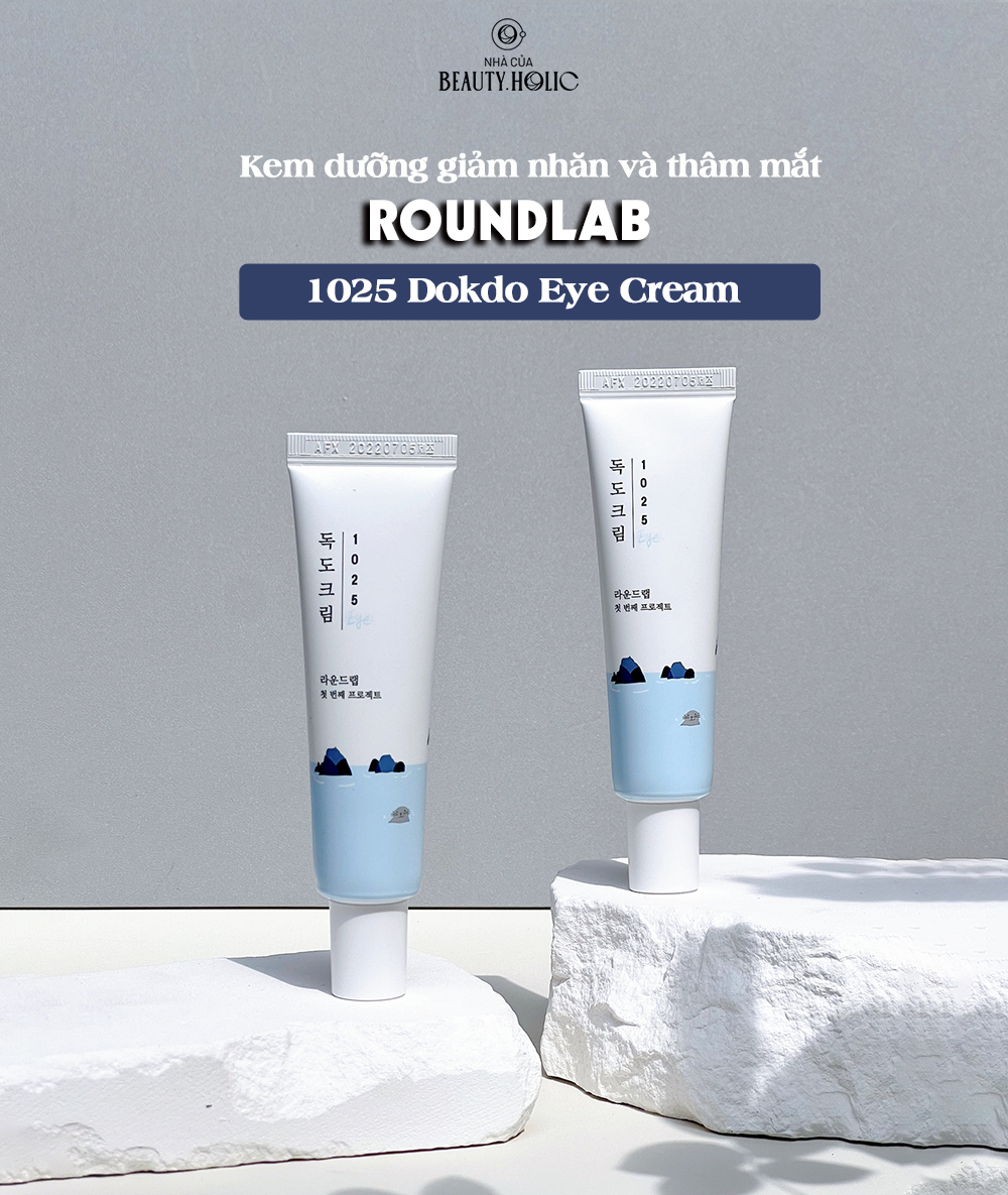 [Nhacuabeautyholic] Kem dưỡng mắt ROUNDLAB 1025 DOKDO EYE CREAM