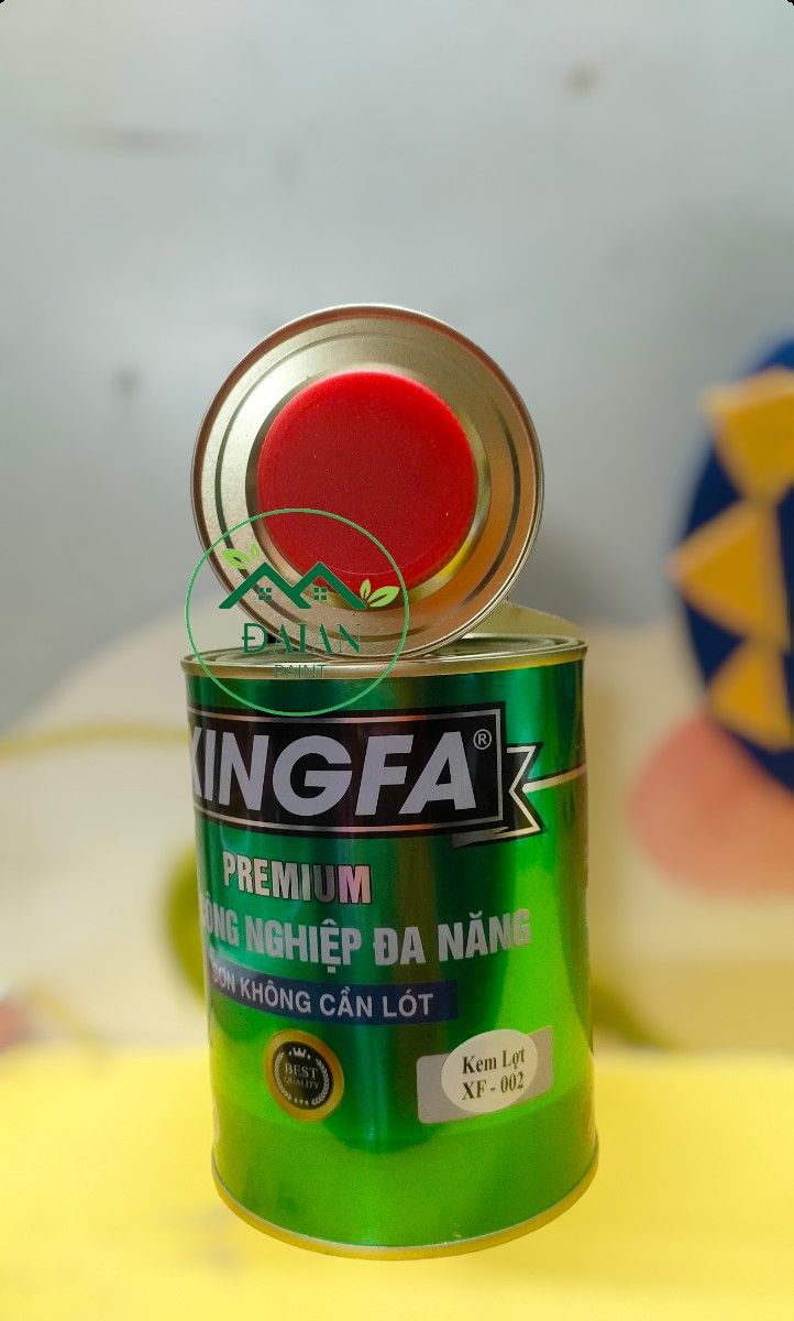 Sơn sắt mạ kẽm 2 thành phần XINGFA màu kem lợt 002