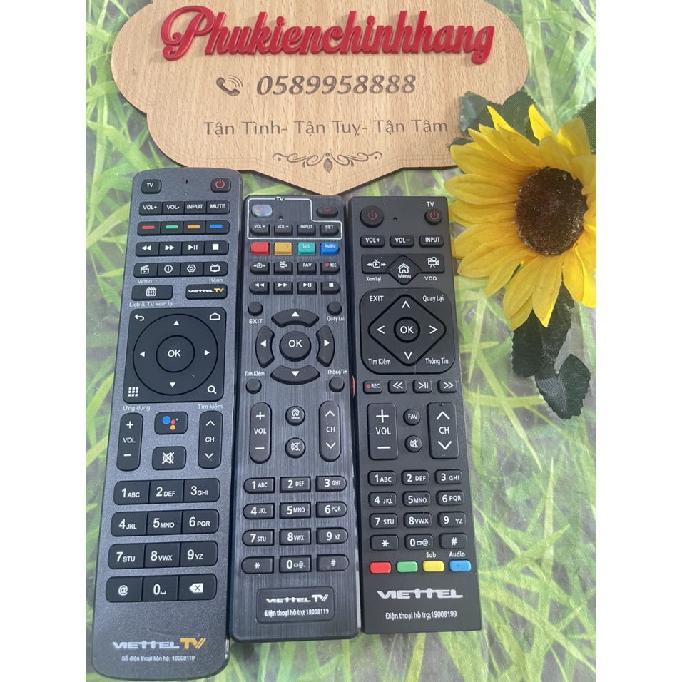 🎀[BẢO HÀNH 03 THÁNG]🎀 Remote điều khiển đầu thu VIETTEL