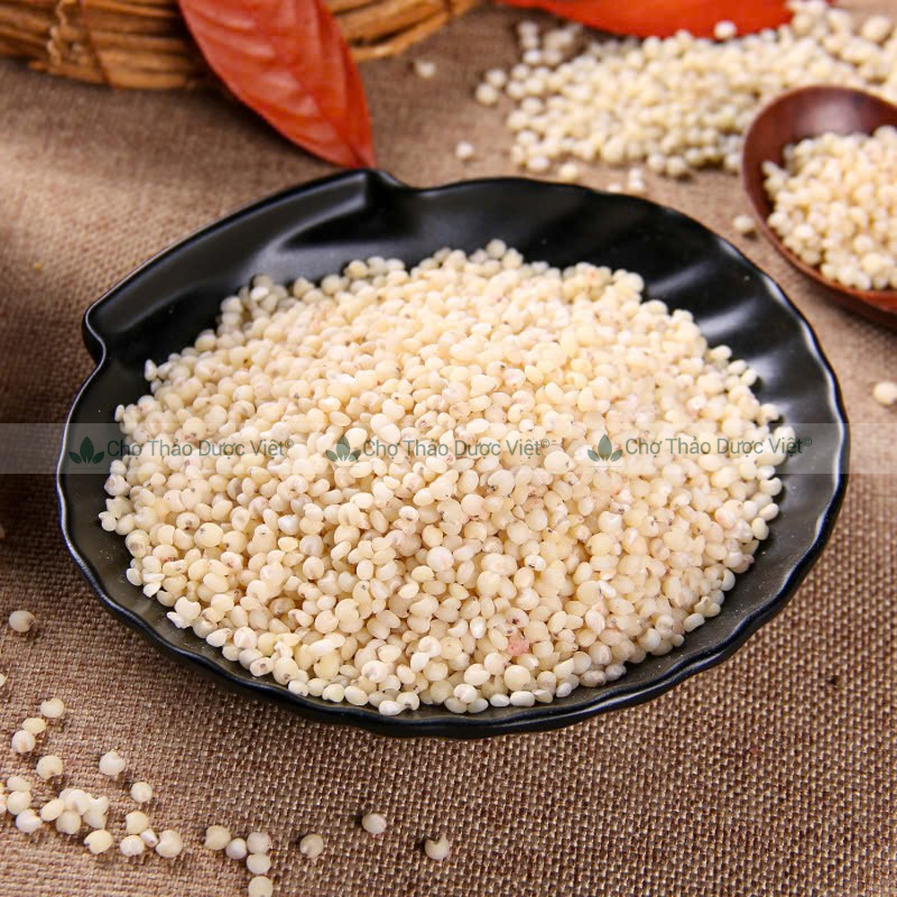 Y dĩ khô 100g, hạt bobo nếp, nguyên liệu hầm gà, nấu cháo, chè, trà lợi sữa sau sinh