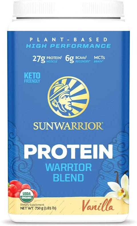 Bột Protein Thực Vật Hữu Cơ High Performance SunWarrior Warrior Blend vanilla