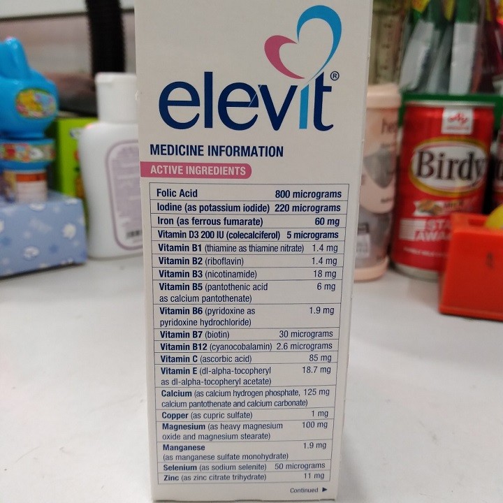 VITAMIN TỔNG HỢP ELEVIT 100 VIÊN DATE 5-2026