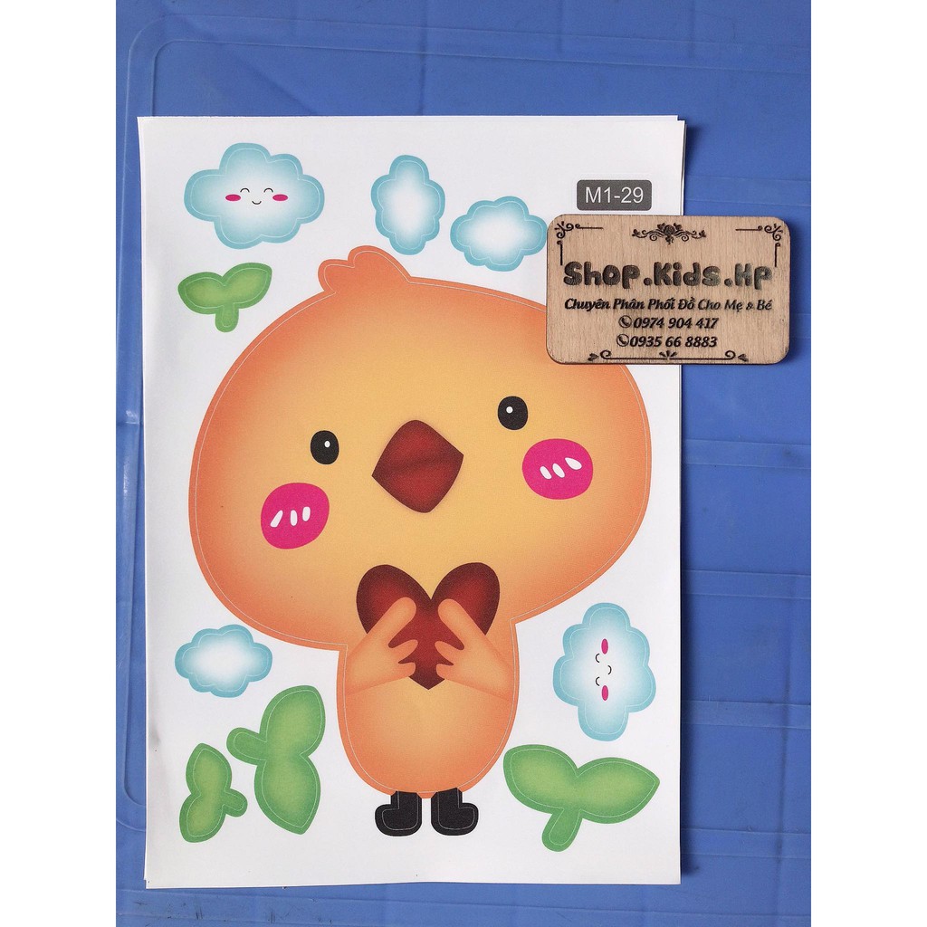 Sticker Miếng Dán Bồn Cầu Nhà Vệ Sinh Dán Tường Ngộ Nghĩnh